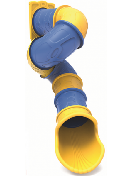 Гірка труба спіральна для ігрового майданчика 285 см Гірка труба спіральна для ігрового майданчика 285 см